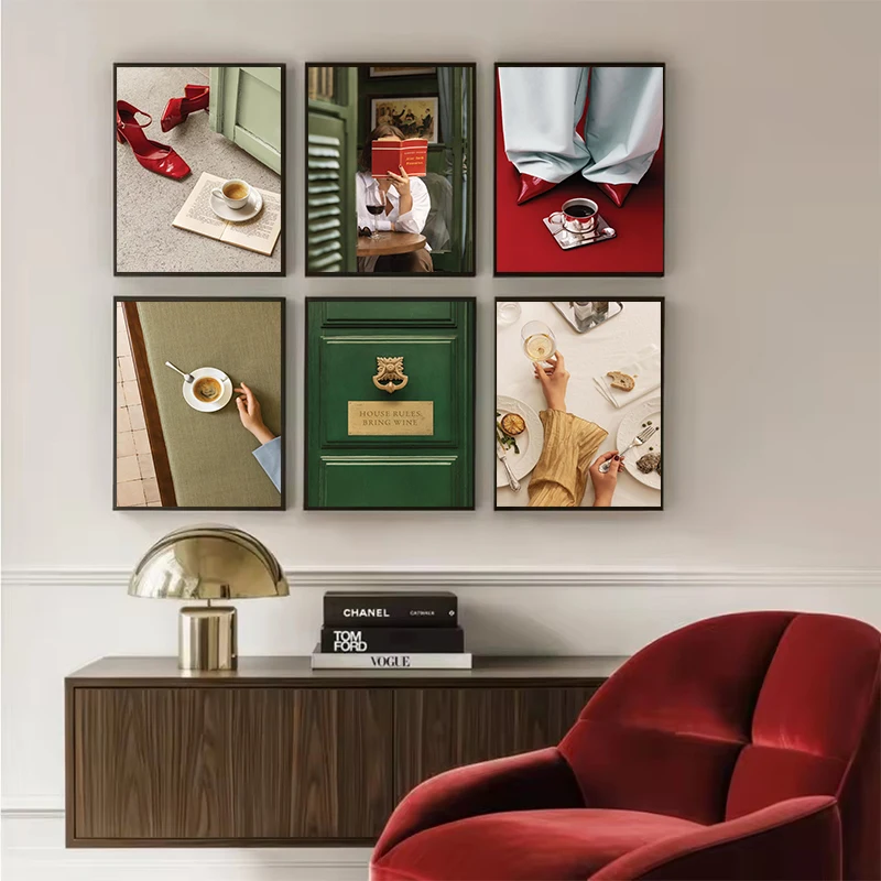 Coffee Tea Picture - Fashion Women Afternoon Tea Coffee Poster