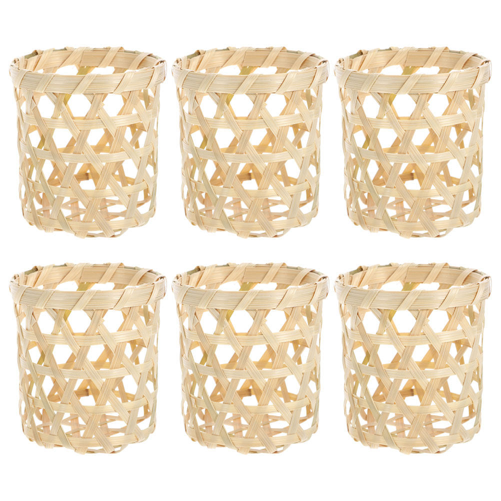 Coffee Tea Holders - 6 Pcs Tea Lights Handmade Candlestick