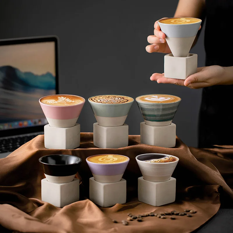 Coffee Tea Latte - 1pc Retro Japanese Triangular Cone Shape