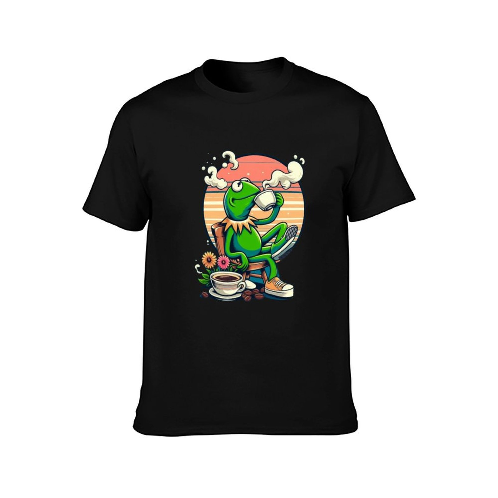 Kermit Sipping Tea gif. Funny  - Coffee Tea Festival review and price