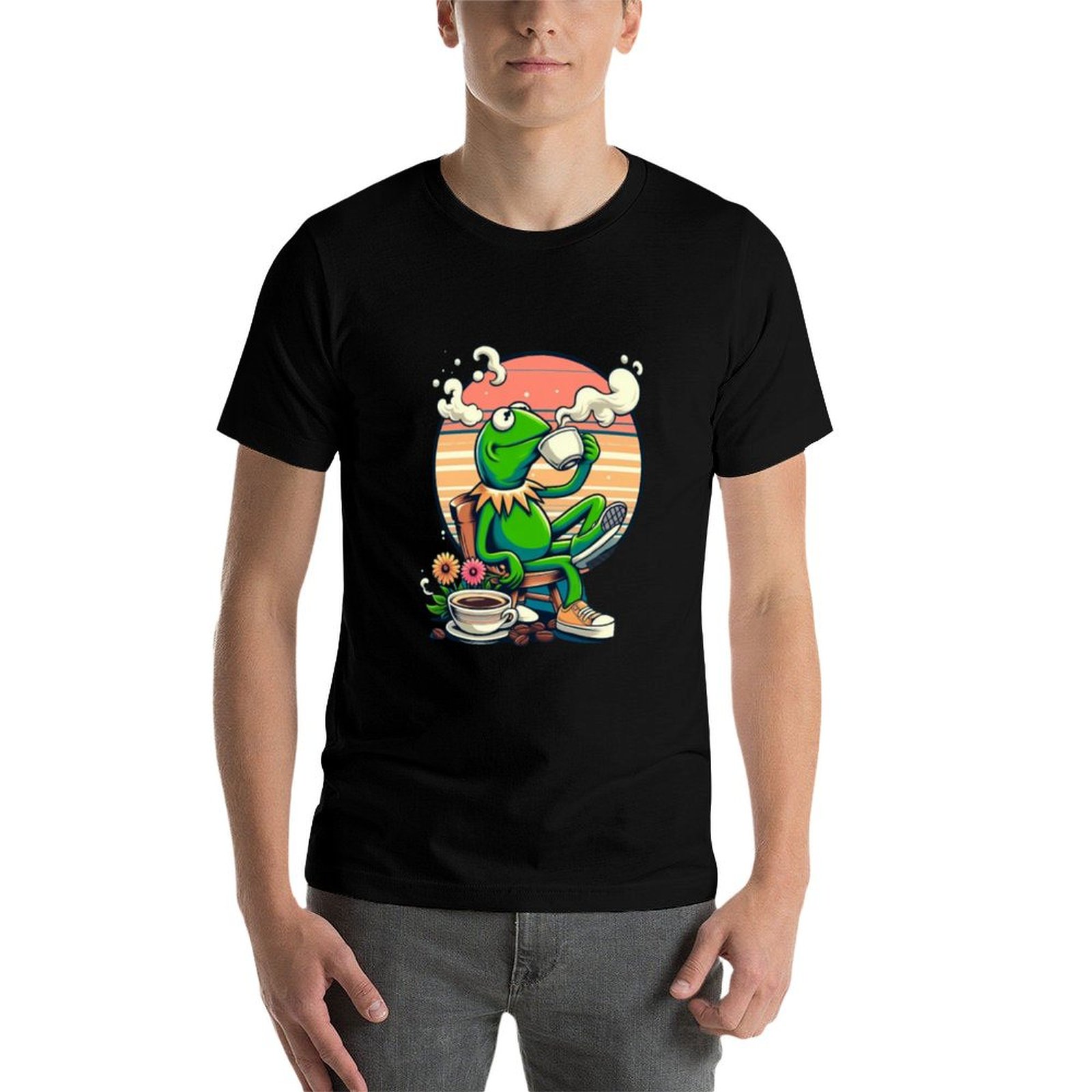 Kermit Sipping Tea gif. Funny  - Coffee Tea Festival review and price