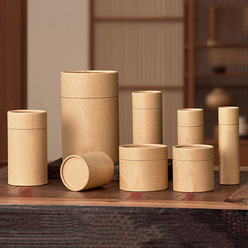 1PCS New Kraft Paperboard Tube - Coffee Tea Gift review and price