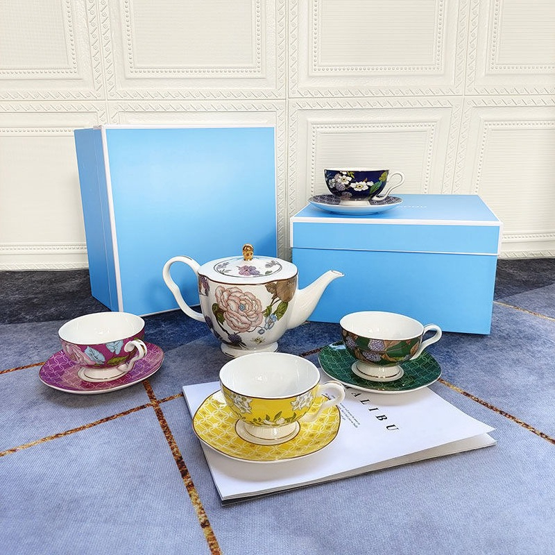 Light Luxury Floral Bone China - Coffee Tea Festival review and price