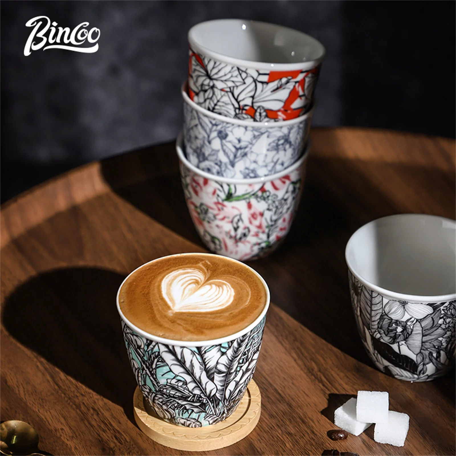 BINCOO Ceramic Coffee Cup Crea - Coffee Tea Latte review and price