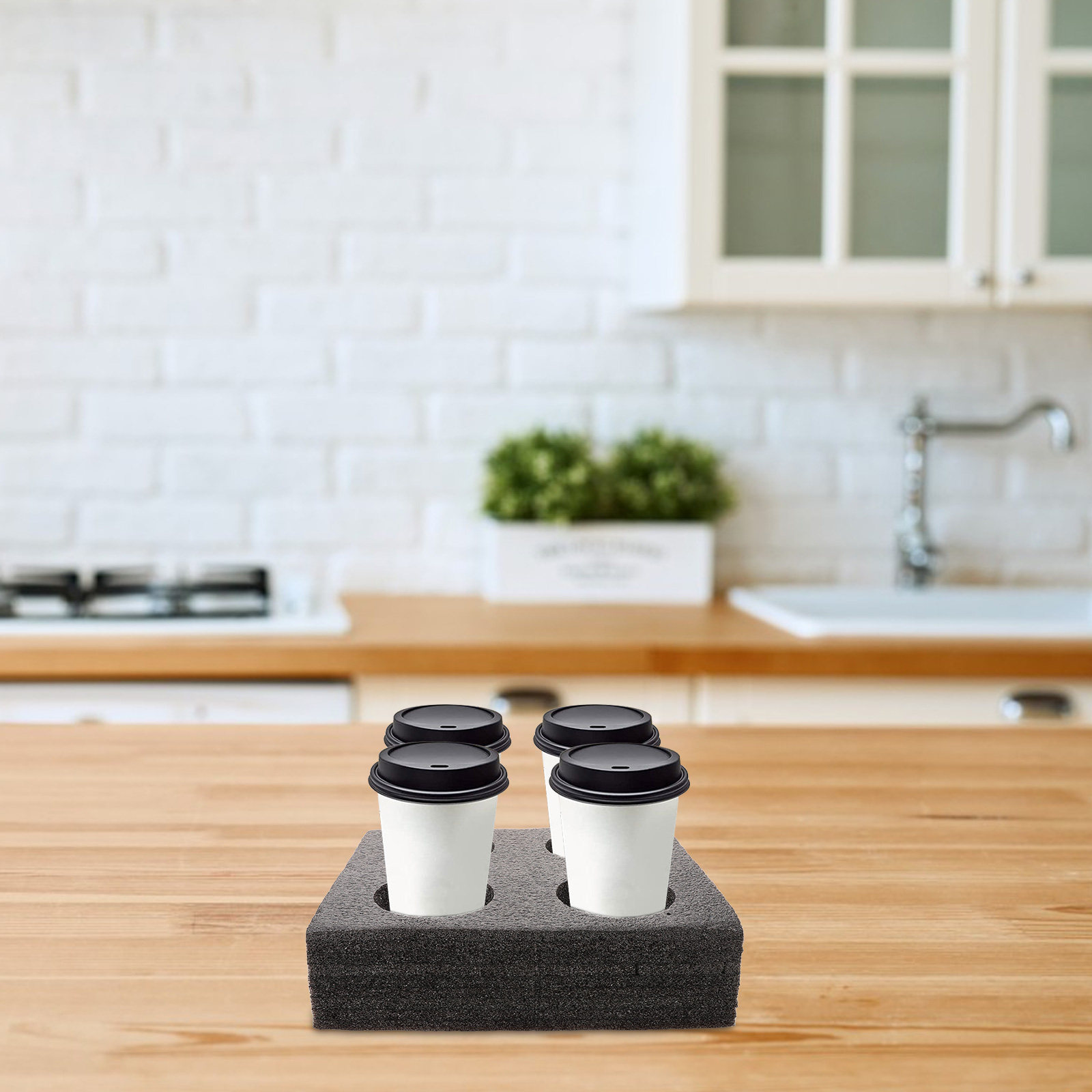 Milk Tea Cup Tray Takeout Coff - Coffee Tea Hot review and price