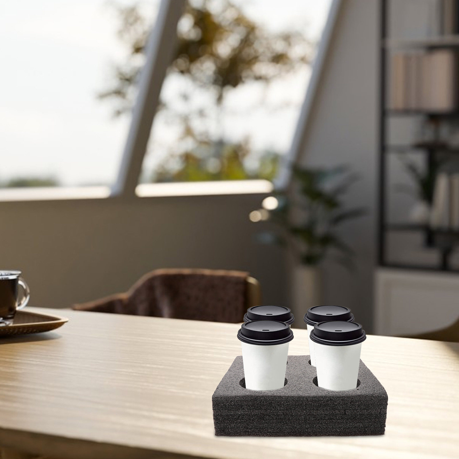 Milk Tea Cup Tray Takeout Coff - Coffee Tea Hot review and price