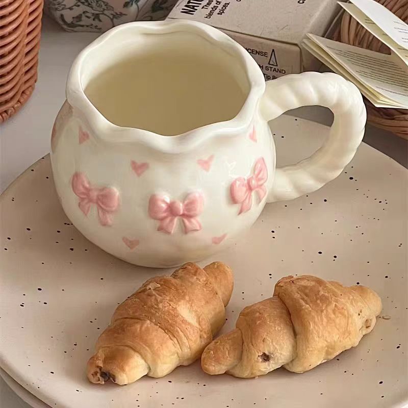 Korean Style Girl Delicate Bow - Coffee Tea Festival review and price