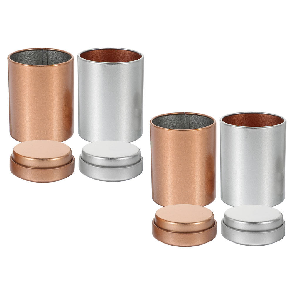 4Pcs Elegant Tinplate Tea Cani - Coffee Tea Canister Set review and price