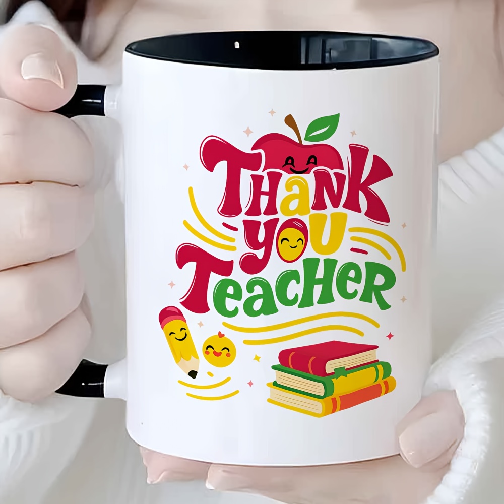 Thank You Teacher Ceramic Blac - Coffee Tea Festival review and price