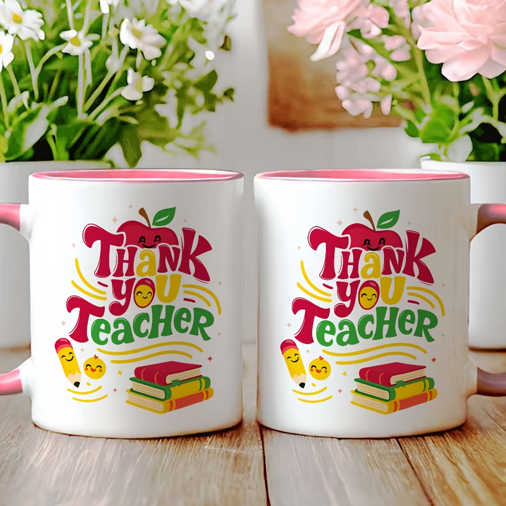 Thank You Teacher Ceramic Blac - Coffee Tea Festival review and price