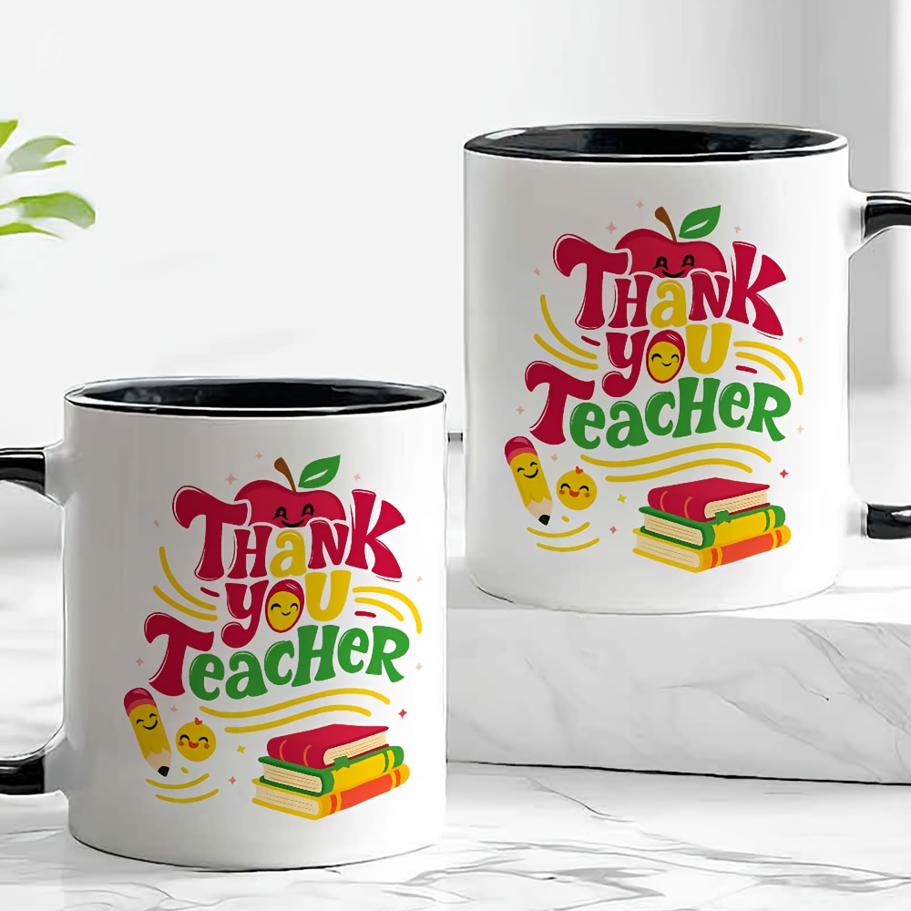 Thank You Teacher Ceramic Blac - Coffee Tea Festival review and price