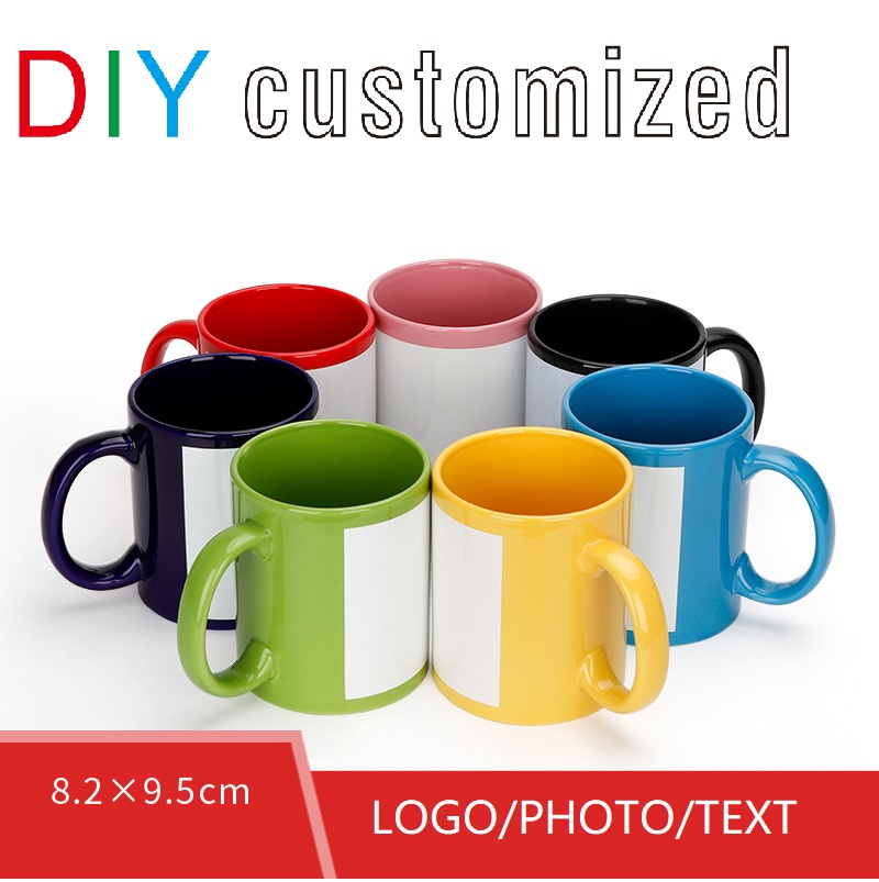 Black Cup DIY LOGO Ceramic 350 - Coffee Tea Picture review and price