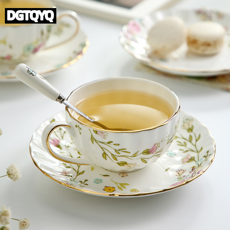 2Pcs Vintage Floral Ceramic Co - Coffee Tea Latte review and price