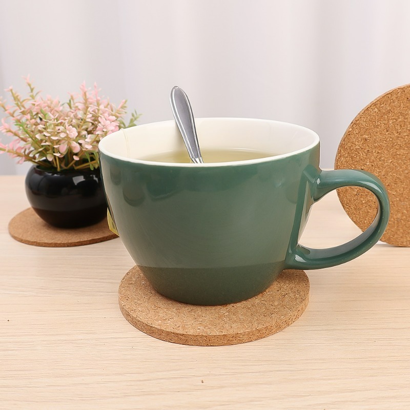 Natural Wooden Round Cork Coas - Coffee Tea Holders review and price
