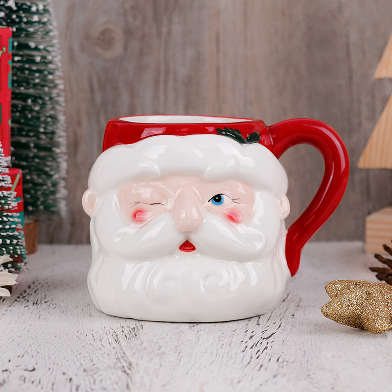 Christmas 3D Santa Ceramic Mug - Coffee Tea Festival review and price