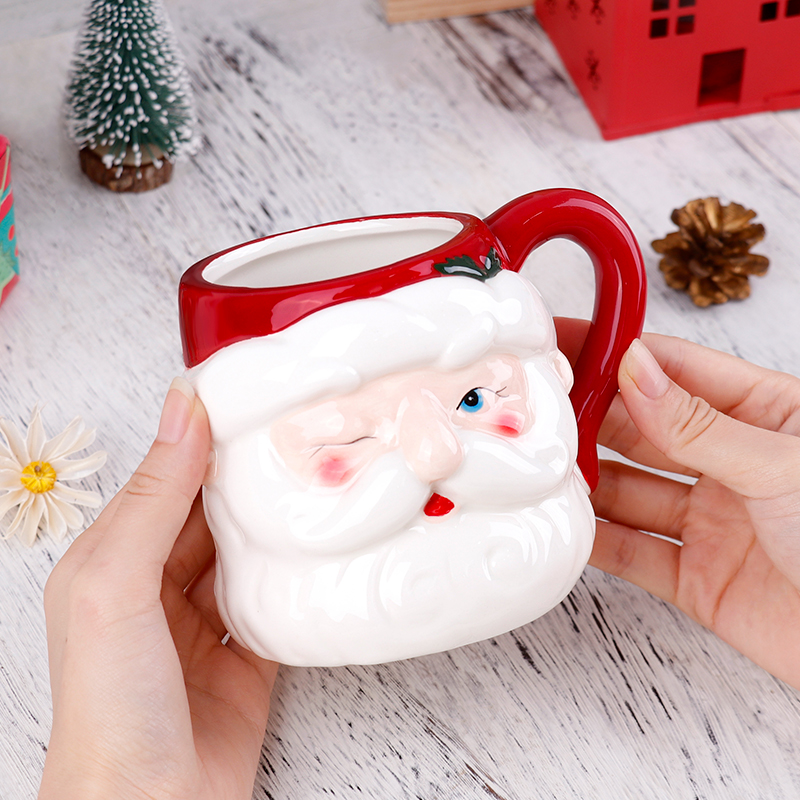 Christmas 3D Santa Ceramic Mug - Coffee Tea Festival review and price