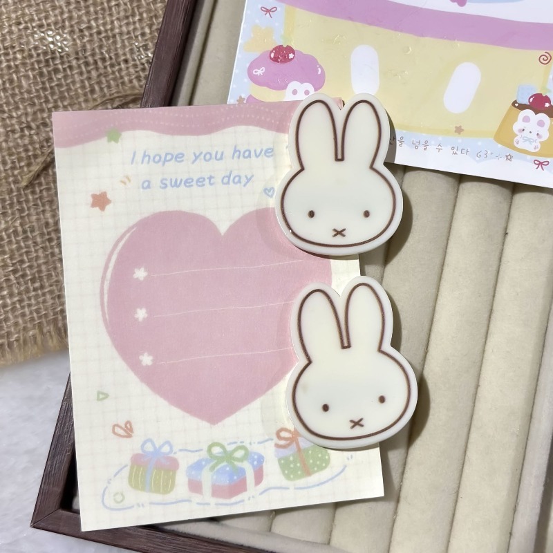 Cute Miffy Rabbit Hair Clips,  - Coffee Tea Shop review and price