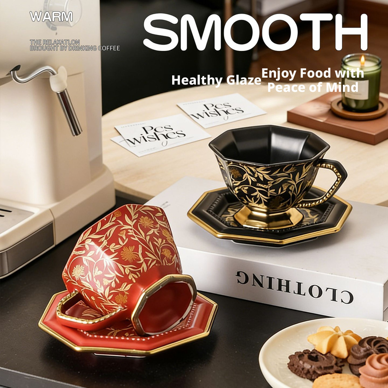 Octagon Vintage Ceramic Coffee - Coffee Tea Festival review and price