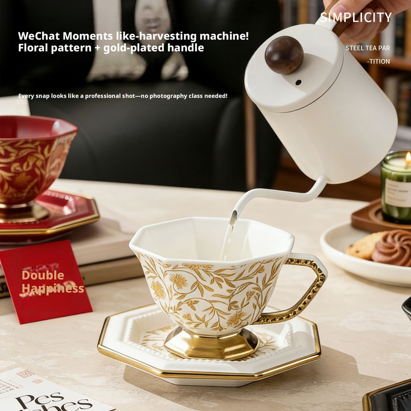 Octagon Vintage Ceramic Coffee - Coffee Tea Festival review and price