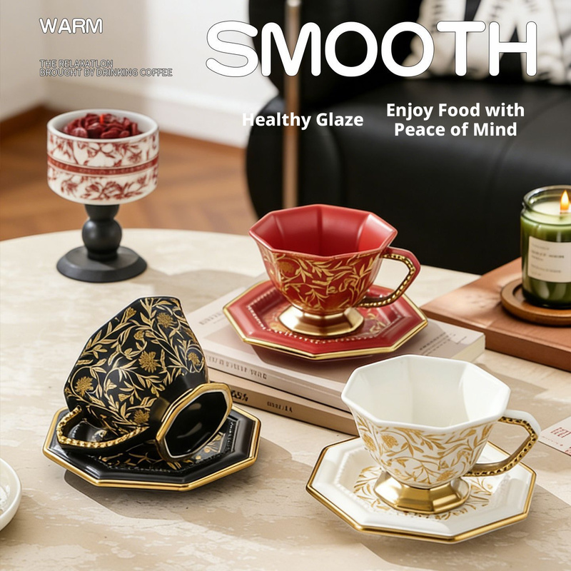 Octagon Vintage Ceramic Coffee - Coffee Tea Festival review and price