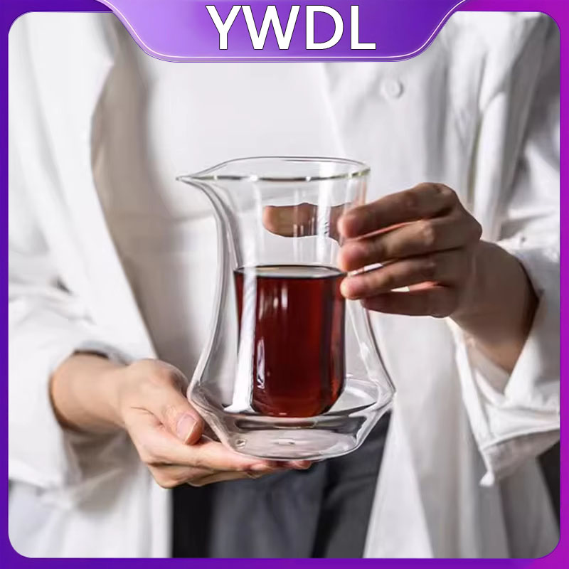 YWDL 300ml Double-layer Glass  - Coffee Tea Shop review and price