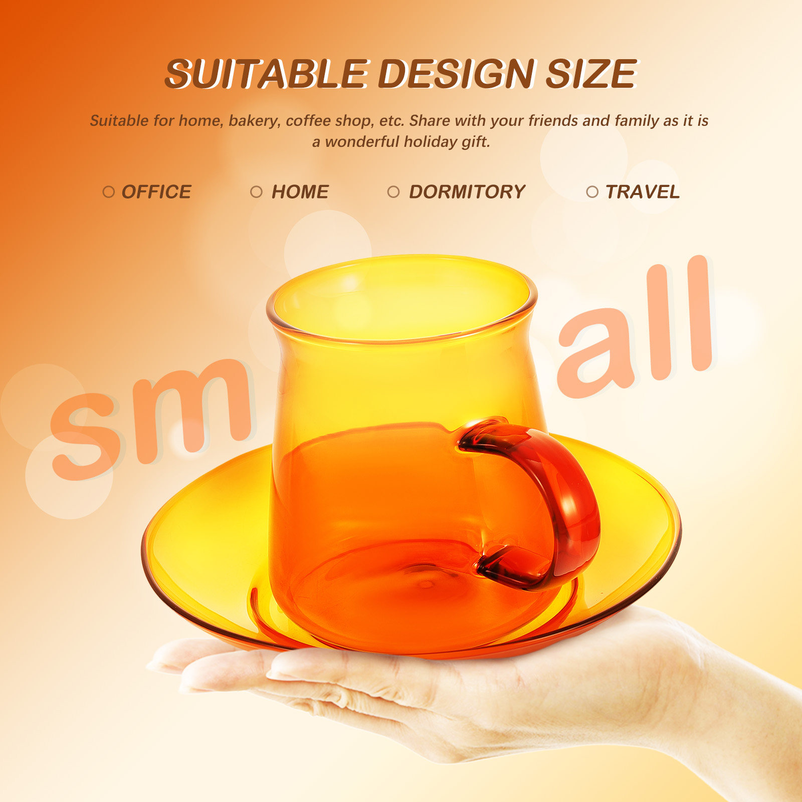1Set Glass Coffee Cup and Sauc - Coffee Tea Hot review and price