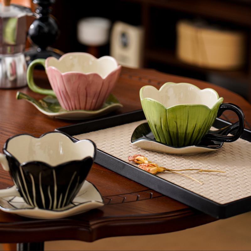 Irregular Hand-painted Coffee  - Coffee Tea Set review and price