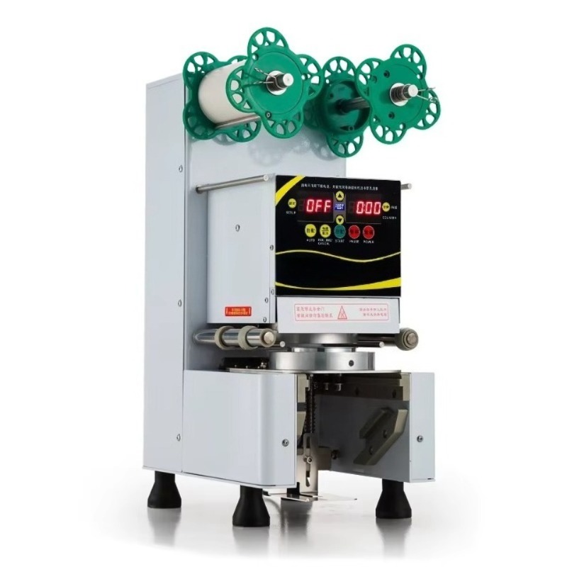 Automatic Plastic Cup Sealing  - Coffee Tea Shop review and price