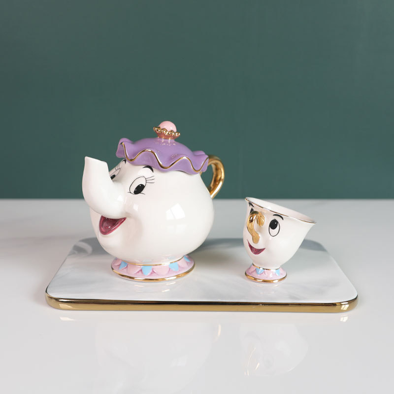Hot Teapot Cartoon Beauty And  - Coffee Tea Room review and price