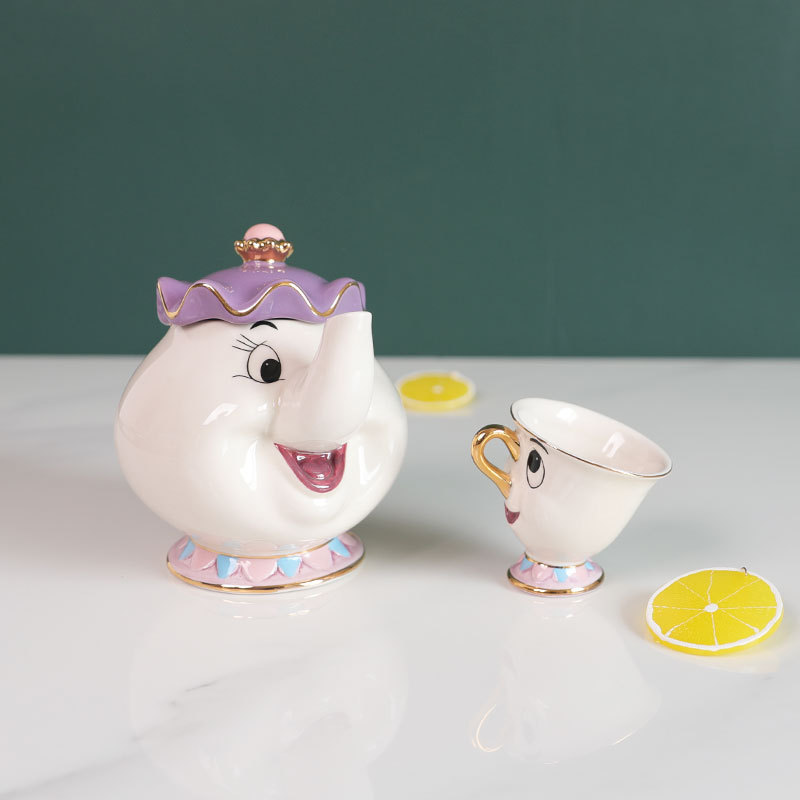 Hot Teapot Cartoon Beauty And  - Coffee Tea Room review and price