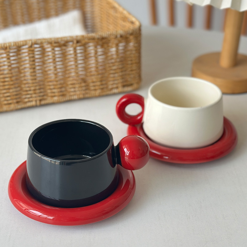 210ml Ceramic Coffee Cup Dish  - Coffee Tea Festival review and price