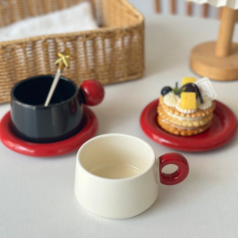 210ml Ceramic Coffee Cup Dish  - Coffee Tea Festival review and price