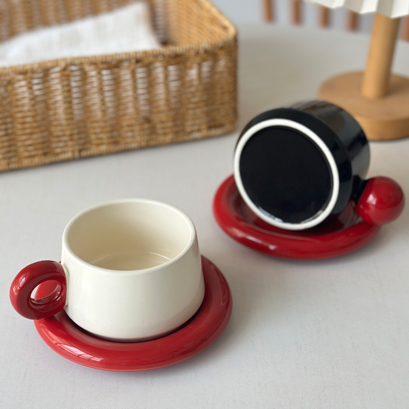 210ml Ceramic Coffee Cup Dish  - Coffee Tea Festival review and price