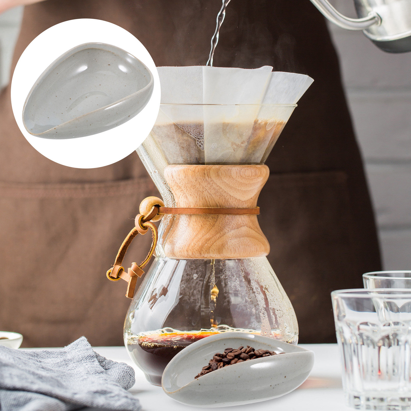 Ceramic Coffee Bean Tray Multi - Coffee Tea Holders review and price