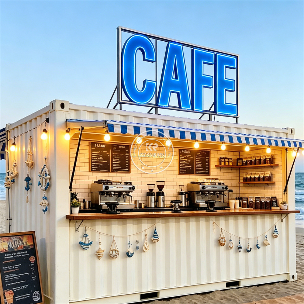 Outdoor Mobile Food Container  - Tea Coffee Set Up review and price