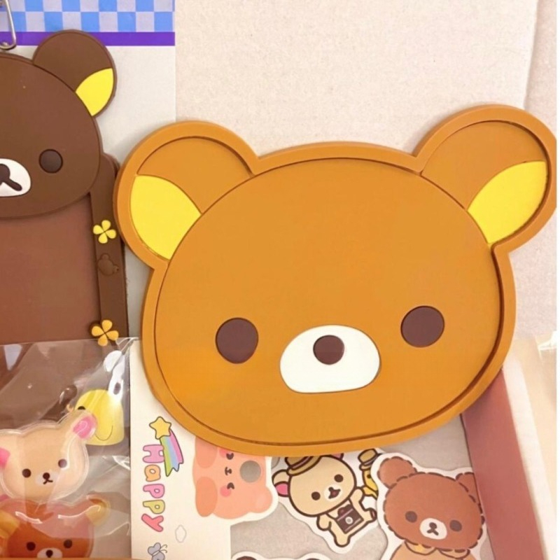 Cute Rilakkuma Cup Coaster Hea - Coffee Tea Shop review and price