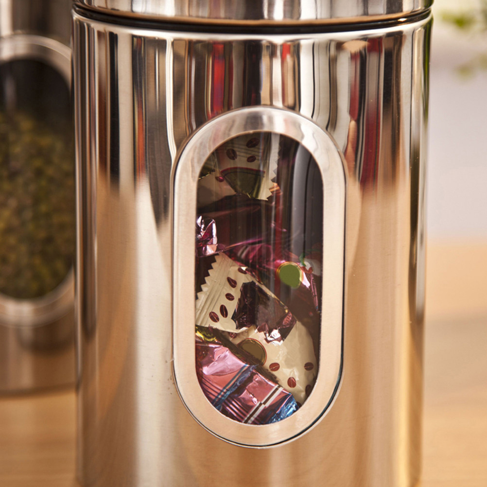 Stainless Steel Sealed Food St - Coffee Tea Canister Set review and price