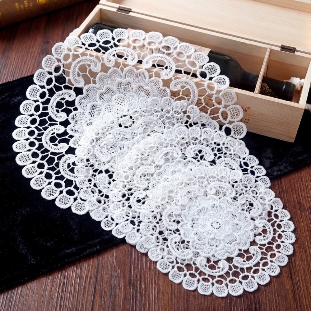 Ornament Prop Lace Embroidery  - Coffee Tea Machine For Home review and price