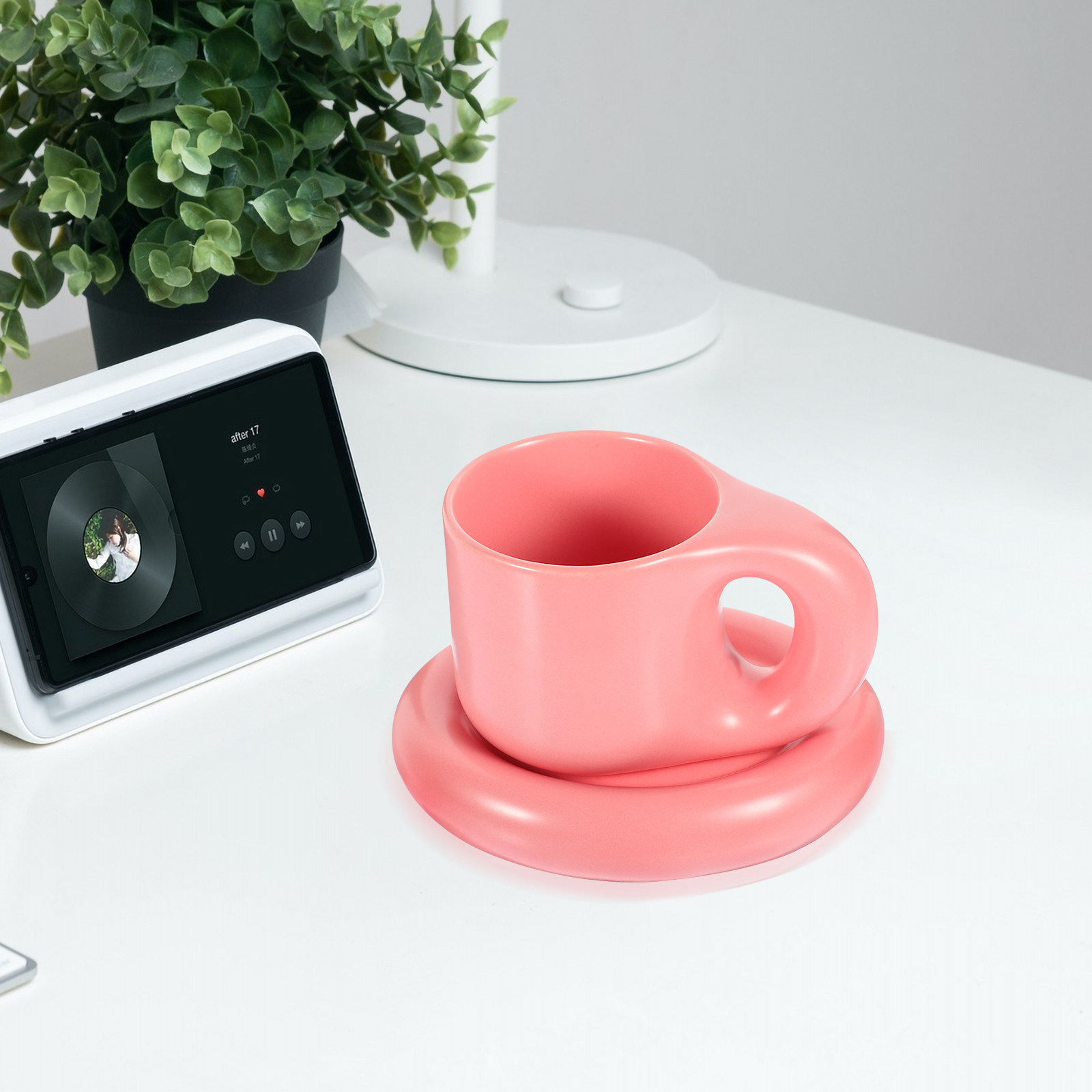 Ceramic Coffee Cup Set with Sa - Coffee Tea Hot review and price