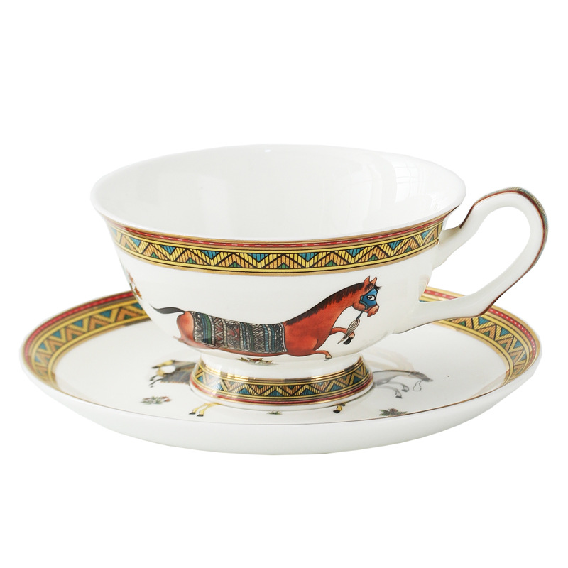 Porcelain Tea Cup and Saucer S - Coffee Tea Gift review and price