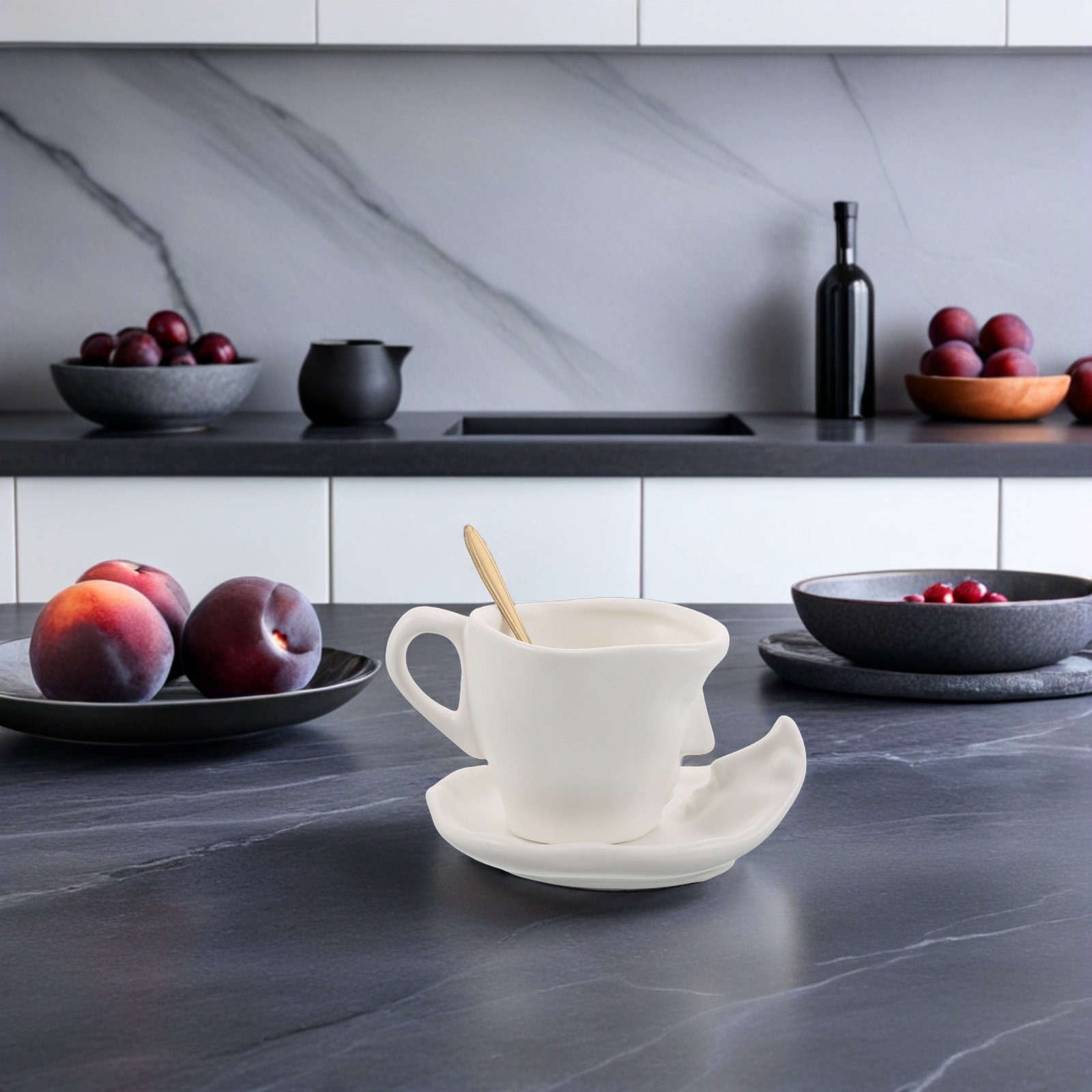 1Set Ceramic Kissing Coffee Cu - Coffee Tea Set review and price