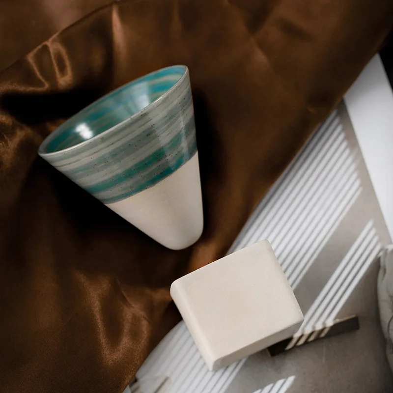 1pc Retro Japanese Triangular  - Coffee Tea Latte review and price
