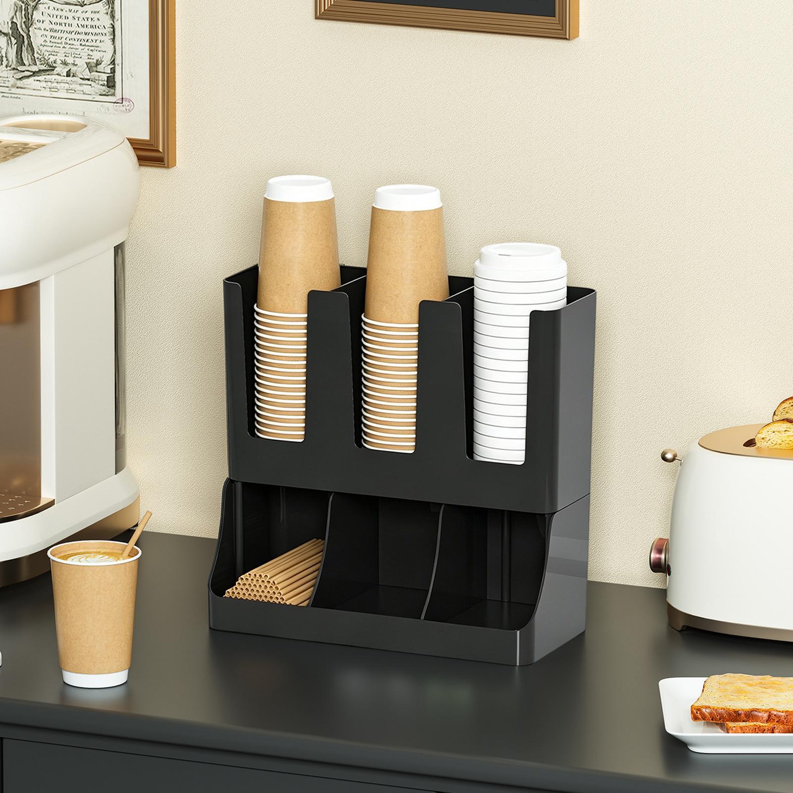 Coffee Organizer 6-Compartment - Tea Coffee Set Up review and price